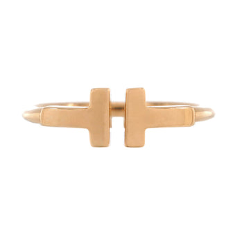 Tiffany & Co. T Wire Ring 18K Rose Gold