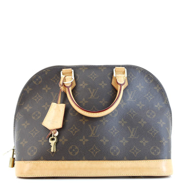 Louis Vuitton Alma Handbag Monogram Canvas PM
