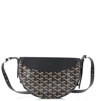 Goyard Hirondelle Shoulder Bag Coated Canvas and Leather