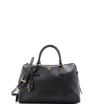 Prada Convertible Bowler Bag Saffiano Leather Medium