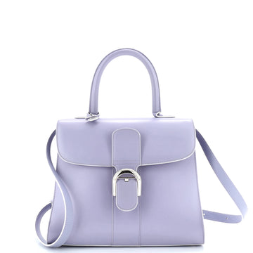 Delvaux Brillant Top Handle Bag Leather MM
