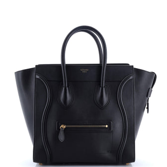 Celine Luggage Bag Smooth Leather Mini