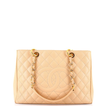 Chanel Grand Shopping Tote Quilted Caviar