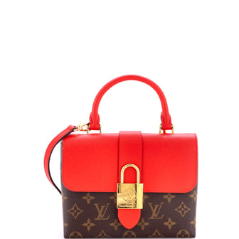 Louis Vuitton Locky Handbag Monogram Canvas with Leather BB