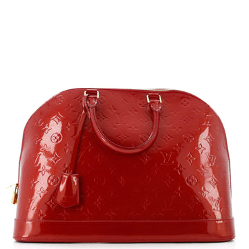Louis Vuitton Alma Handbag Monogram Vernis GM