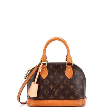 Louis Vuitton Alma Handbag Monogram Canvas BB