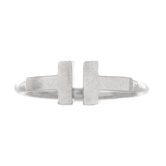 Tiffany & Co. T Wire Ring 18K White Gold