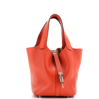 Hermes Picotin Lock Bag Clemence PM