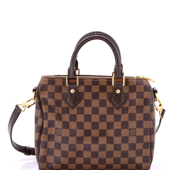 Louis Vuitton Speedy Bandouliere Bag Damier 25
