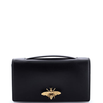 Christian Dior Bee Clutch Leather