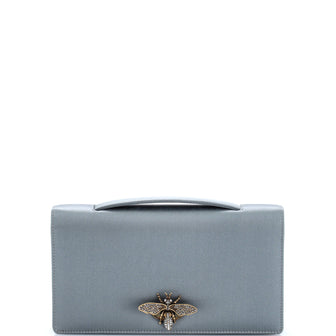 Christian Dior Bee Clutch Satin