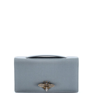 Christian Dior Bee Clutch Satin