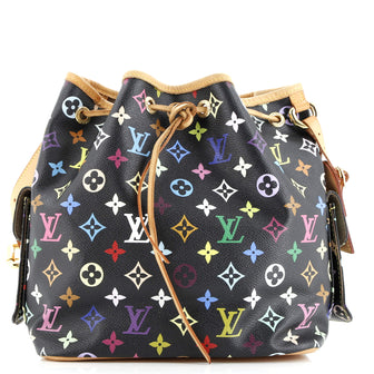 Louis Vuitton Petit Noe Handbag Monogram Multicolor