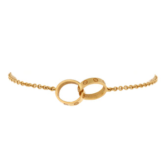 Cartier Love Interlocking Bracelet 18K Yellow Gold