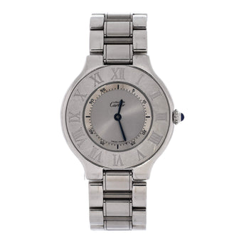 Cartier Must de Cartier 21 Quartz Watch Stainless Steel 31