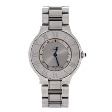 Cartier Must de Cartier 21 Quartz Watch Stainless Steel 31