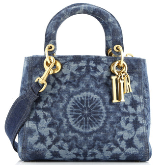 Lady Dior Bag KaleiDiorscopic Denim Medium