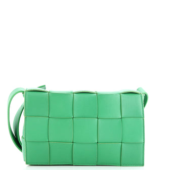 Bottega Veneta Cassette Crossbody Bag Maxi Intrecciato Leather