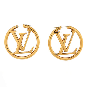 Louis Vuitton Louise Hoop Earrings Metal GM