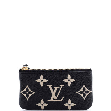 Louis Vuitton Key Pouch Bicolor Monogram Empreinte Giant
