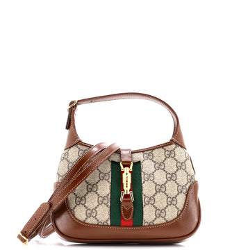 Gucci Jackie 1961 Hobo GG Coated Canvas Mini