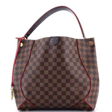 Louis Vuitton Caissa Hobo Damier with Leather