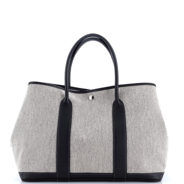 Hermes Garden Party Tote Toile and Leather 36