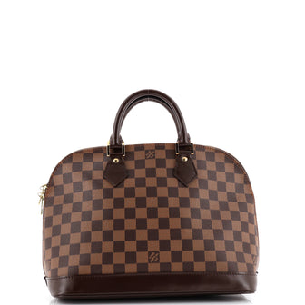 Louis Vuitton Vintage Alma Handbag Damier PM