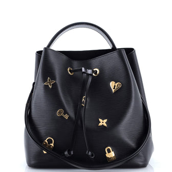 Louis Vuitton NeoNoe Handbag Love Lock Epi Leather