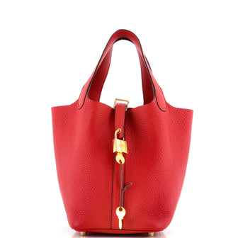 Hermes Picotin Lock Bag Clemence PM