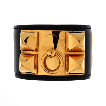 Hermes Collier de Chien Bracelet Leather
