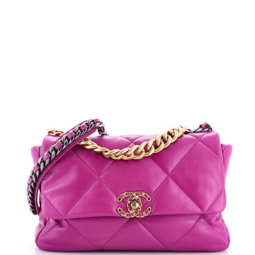 Chanel 19 Flap Bag Quilted Leather Medium