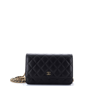 Chanel Wallet on Chain Quilted Caviar