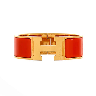 Hermes Clic H Bracelet Enamel Wide