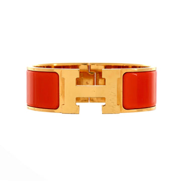 Hermes Clic H Bracelet Enamel Wide