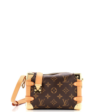 Louis Vuitton Side Trunk Handbag Monogram Canvas PM
