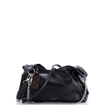 Louis Vuitton CarryAll Cargo Hobo Leather with Monogram Canvas PM