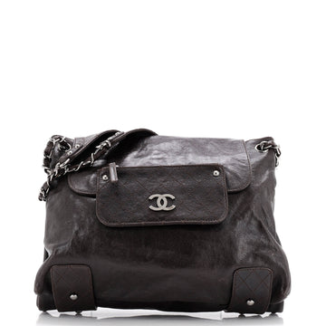 Chanel Pocket in the City Accordion Tote Caviar Medium