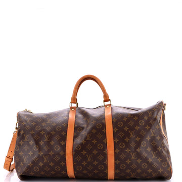 Louis Vuitton Keepall Bandouliere Bag Monogram Canvas 60