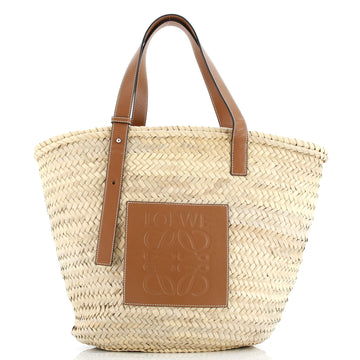 Loewe Basket Tote Raffia Large