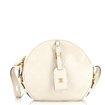 Louis Vuitton Boite Chapeau Souple Bag Monogram Empreinte Leather MM