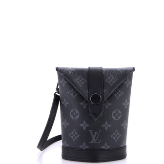 Louis Vuitton Envelope Pouch Monogram Eclipse Canvas
