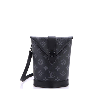 Louis Vuitton Envelope Pouch Monogram Eclipse Canvas