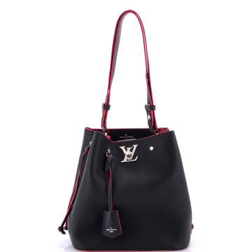 Louis Vuitton Lockme Bucket Bag Leather