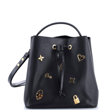 Louis Vuitton NeoNoe Handbag Love Lock Epi Leather