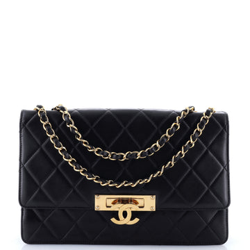 Chanel Golden Class Flap Bag Quilted Lambskin Large
