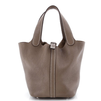 Hermes Picotin Lock Bag Clemence PM