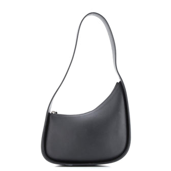 The Row Half Moon Shoulder Bag Leather