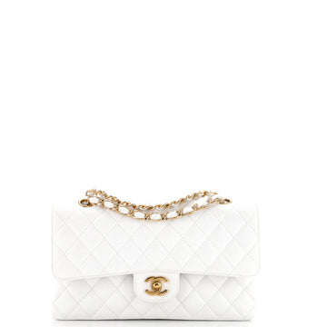 Chanel Classic Double Flap Bag Quilted Caviar Medium