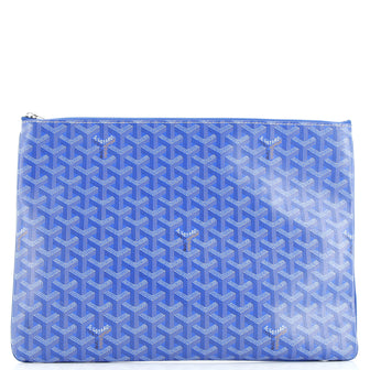 Goyard Senat Zip Pouch Coated Canvas GM